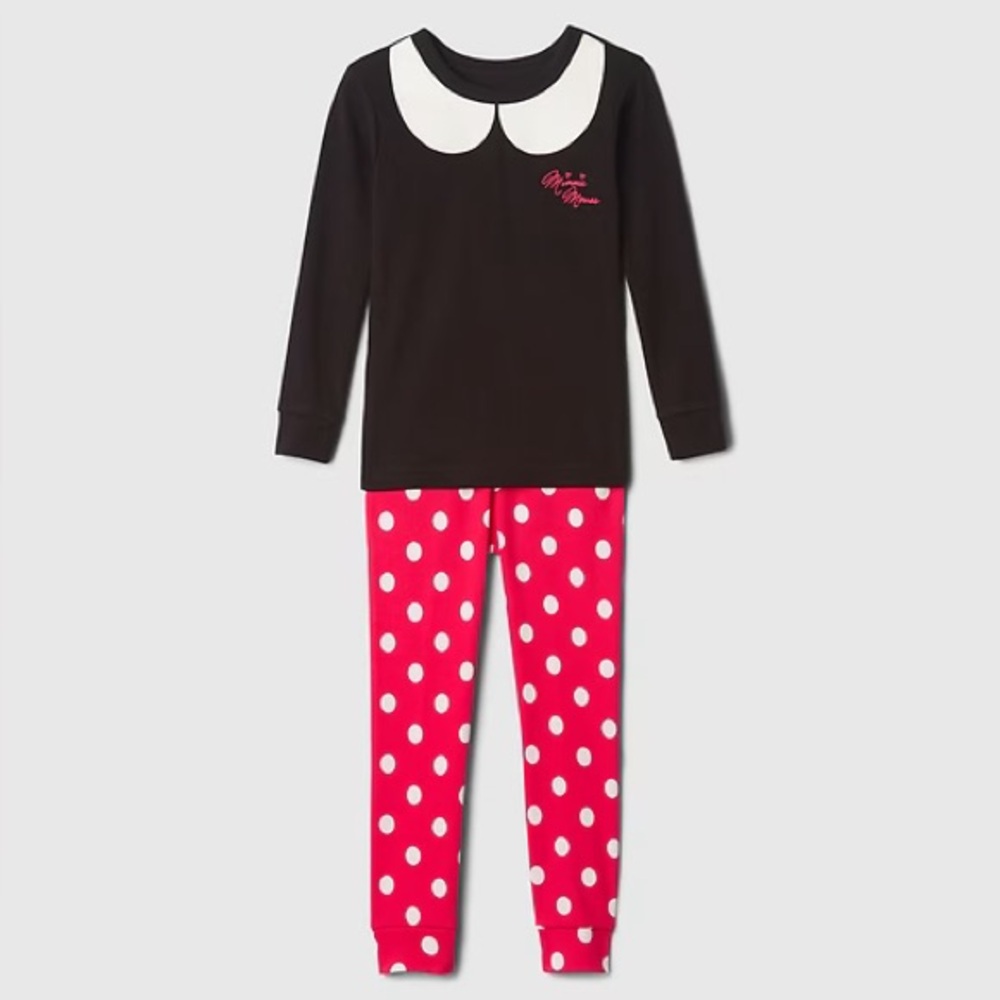 Disney Gap NWT Organic Cotton Minnie Mouse Pajamas size 6